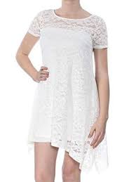 Signature By Robbie Bee Womens Petites Lace Daytime Casual