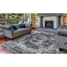 Layering living room rugs is an ideal way to create a cozy and homely space, without making too big a change to your room. Black Area Rugs Rugs The Home Depot