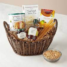 breakfast in bed gift basket