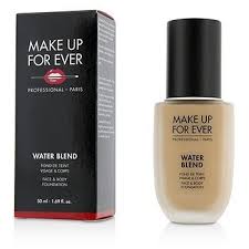 make up for ever water blend face body foundation r330 warm ivory 50ml