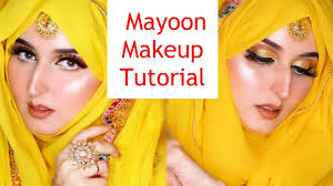 mayoon makeup tutorial mehndi makeup