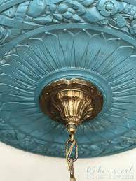 How To Paint A Ceiling Medallion