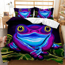 Bedding Set Cute Frog King Bed Set