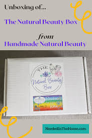 unboxing of the natural beauty box from