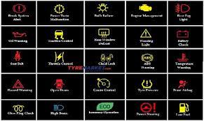car warning lights what these