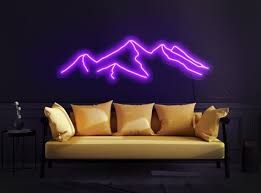 Mountain Neon Signmountain Led