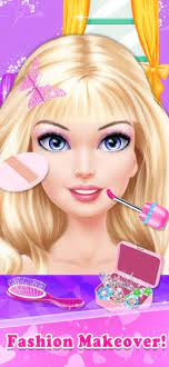 fashion doll makeover on the app