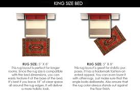Rug Size Guide For King Beds With