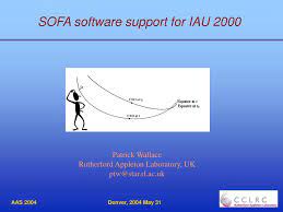 sofa software support for iau 2000