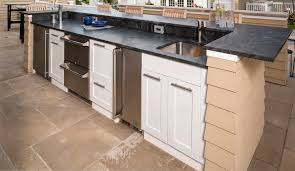 outdoor sink cabinet l trex outdoor