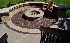Paver Patio With Fire Pit Traditions