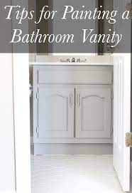 Tips For Painting A Bathroom Vanity