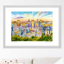 Large Wall Art Prints Of Montreal Skyline