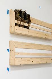 Diy Wooden Shoe Rack Wall Mounted