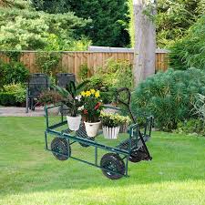 Utility Garden Cart Heavy Duty Wagon W