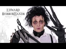 edward scissorhands halloween makeup