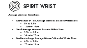 · · a bracelet is perfectly sized when you measure your wrist · size 19 cm: Average Womens Wrist Sizes In Inches And Centimeters For Bracelets Or Circumference Spirit Wrist