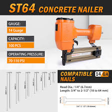 pneumatic concrete nailer gun