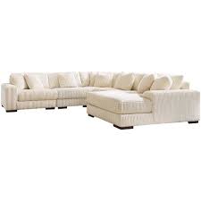 Lindyn Ivory 5pc Sectional With Raf