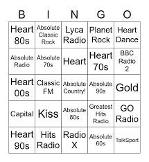 uk radio station bingo card