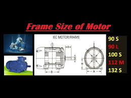 motor frame size detail of frame size