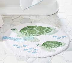 turtle bath mat pottery barn kids