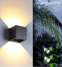 Modern Led Cube Wall Light Up Down