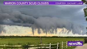 But remember, not until the funnel reaches the ground or touches down is it called a tornado. Scary Looking South Carolina Cloud Formation Alarms Some Wltx Com