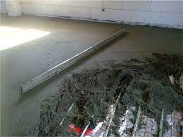 exemplary view of concrete floor screed