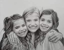 The tools used for you to create. Katie Toney Drawings On Twitter 11x14 Pencil Drawing Sisters Ktoneydrawings