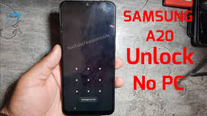 Depending upon the screen lock type, do one of the following: How To Unlock Pattern Password Samsung Galaxy A20 Samsung A20 Hard Reset By Waqas Mobile For Gsm