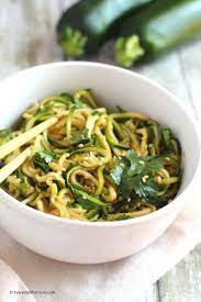 paleo asian zucchini noodles everyday