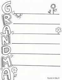 Print coloring pages online or download for free. Grandparents Day Coloring Pages Doodle Art Alley