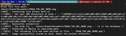 multia files with a sqlite3 database