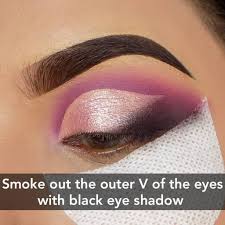 pink purple smokey eye makeup tutorial