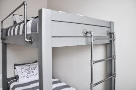 I set up op loft bed do it yourself plans attic beds h. Diy Industrial Bunk Bed Free Plans Cherished Bliss