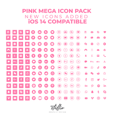 Customize your home screen with free resources from icons8. Baby Pink Ios 14 Icon Set Stellio Graphic Design