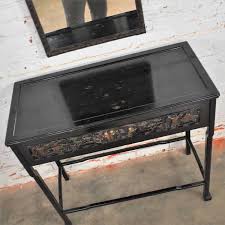 antique lacquered asian console table