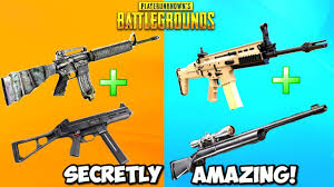 These include shotguns, assault rifles, sniper rifles and more. 5 New Amazing Gun Combos In Pubg Updated 2019 Youtube