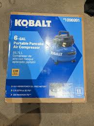 kobalt 6 gallons portable 150 psi