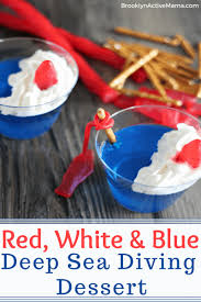 Start with red, white and blue ice cream. Easy 4th Of July Food Ideas A Red White And Blue Jello Dessert Recipe