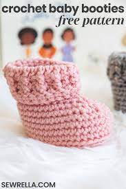 the parker crochet baby booties sewrella