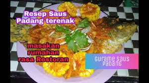 Ikan segar, harga terjangkau, rasa nikmat. Ikan Gurame Saus Padang Resep Masakan Terbaik Youtube