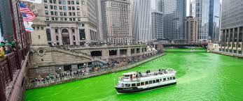 The most notable body of water that was dyed green was the chicago river in 2005. The History Of Chicago The Green River Chicago Line Cruises