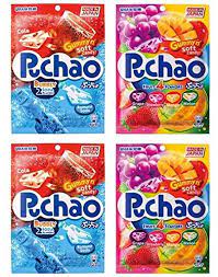 Amazon.com : Puchao Gummy n' Soft Candy, Cola, Ramune Soda, and 4 Fruits  Flavors, 3.53 Ounces, Pack of 4 : Grocery & Gourmet Food