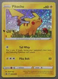 Ex pokemon 25th anniversary promo pikachu stamped holo swsh039 general mills $$ $3.77 + $0.71 shipping + $0.71 shipping + $0.71 shipping. Mavin Pokemon Rare Pikachu Holo General Mills Promo Card Swsh039 25th Anniversary Nm