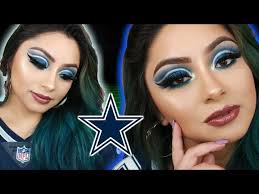 dallas cowboys makeup tutorial you