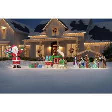 Christmas being one of the biggest occasions in the entire world, christmas decoration is a sure activity in all homes. Home Accents Holiday 4 Ft Led Lighted Mesh String Train Set Ty229739 1614 1 The Home Depot