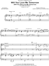 ' will help you to practise your english listening skills. Roberta Flack Will You Love Me Tomorrow Arr Mark A Brymer Ssa Choir Piano Choral Sheet Music In Eb Major Download Print Sku Mn0153586