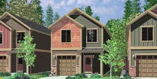 Two Story 3 Bed House Plan For Narrow Lot
